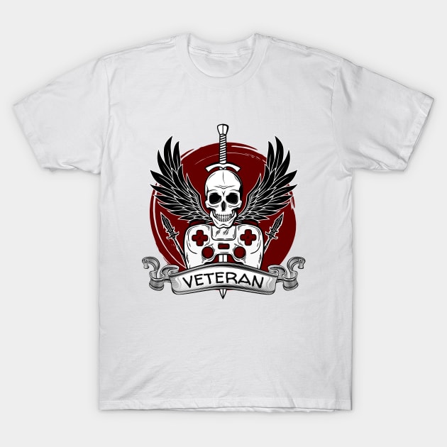 Veteran - gamer T-Shirt by holy mouse